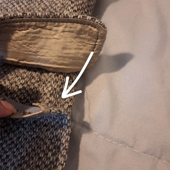 Baskin Harris tweed handwoven 100% pure Scottish wool men's Sport Coat jacket. - Picture 10 of 10